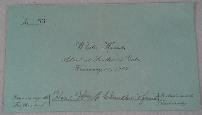 Robert Kennedy signature, on a 1904