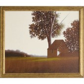 ROBERT KIPNISS, LARGE OIL ON C