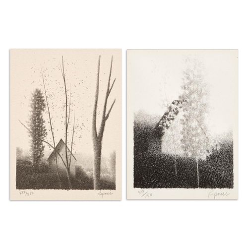 ROBERT KIPNISS PAIR OF FRAMED