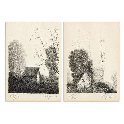 ROBERT KIPNISS PAIR OF FRAMED
