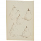 ROBERT KULICKE, INK SKETCH ON