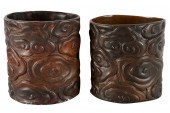 ROBERT KUO: PAIR OF BRONZE CLO