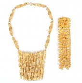 ROBERT LARIN GOLD PLATED NECKL
