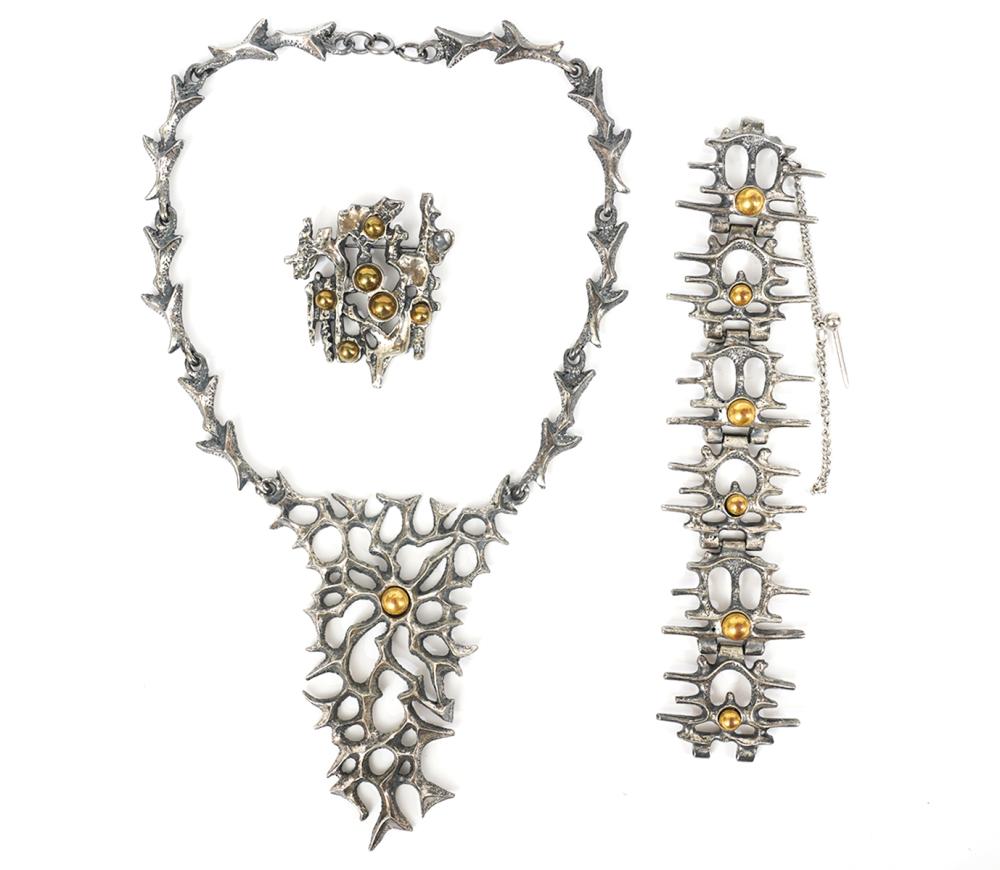 ROBERT LARIN NECKLACE, BRACELET,