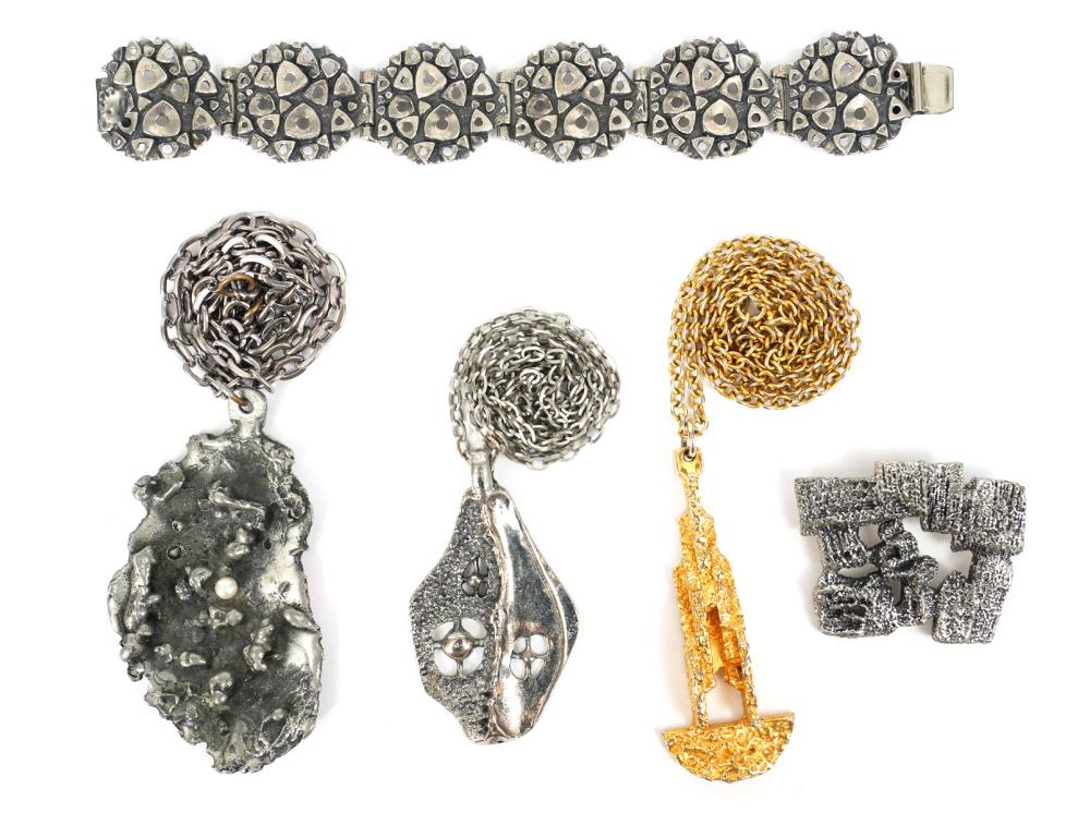 ROBERT LARIN PIN, BRACELET,