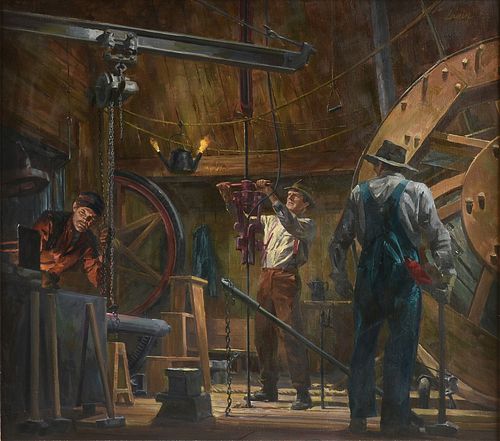 ROBERT LAVIN (AMERICAN 1919-1997) A