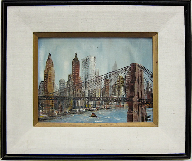 ROBERT LEBRON OIL ON CANVAS (New