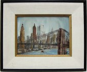 ROBERT LEBRON OIL ON CANVAS (N