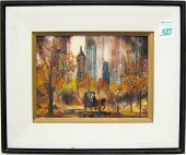 ROBERT LEBRON OIL ON CANVAS (N