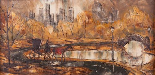 ROBERT LEBRON OIL ON CANVAS
