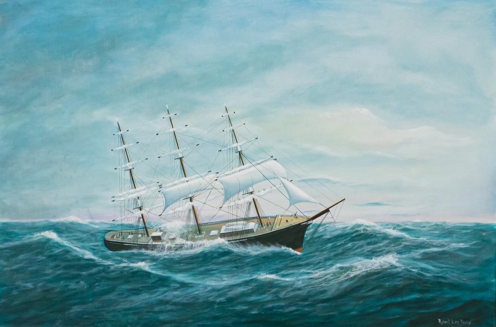 ROBERT LEE PERRY OIL ON CANVAS