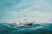 ROBERT LEE PERRY OIL ON CANVAS