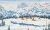 ROBERT MACGINNIS WATERCOLOR ON