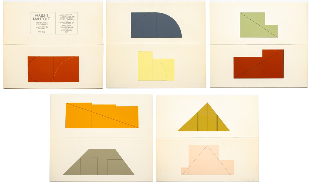 ROBERT MANGOLD "A BOOK OF SILK