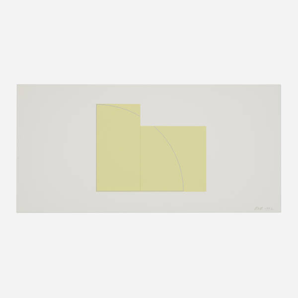 Robert Mangold b.1937. Untitled