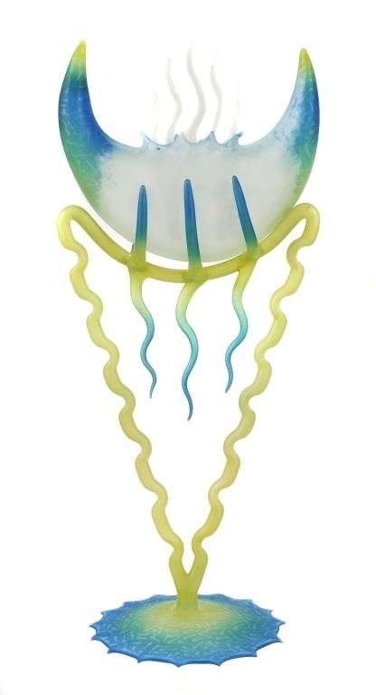 ROBERT MICKELSEN 3 PART ART GLASS