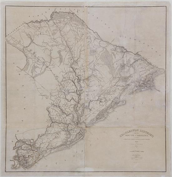 Robert Mills' 1825 map of