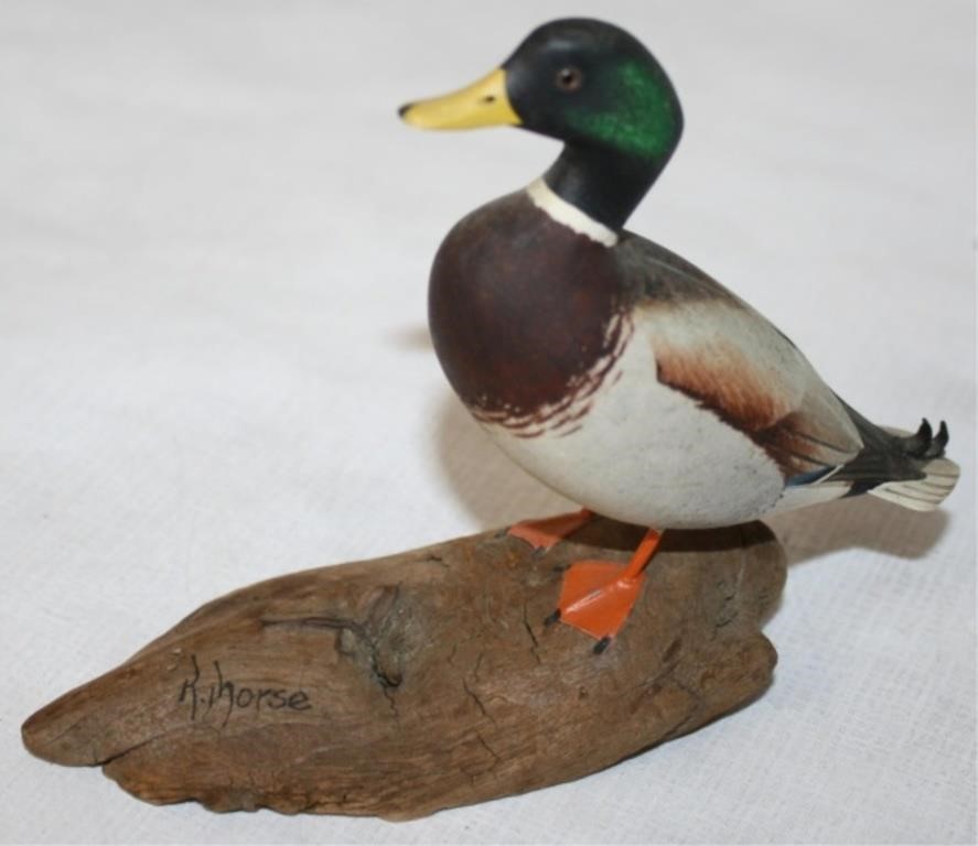 ROBERT MORSE CARVED AND PAINTED