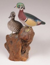 ROBERT MORSE CARVED DRAKE AND