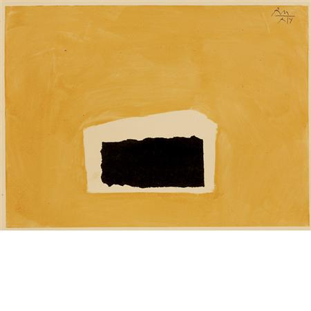Robert Motherwell ABYSS Monotype