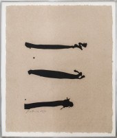 ROBERT MOTHERWELL 'UNTITLED' E