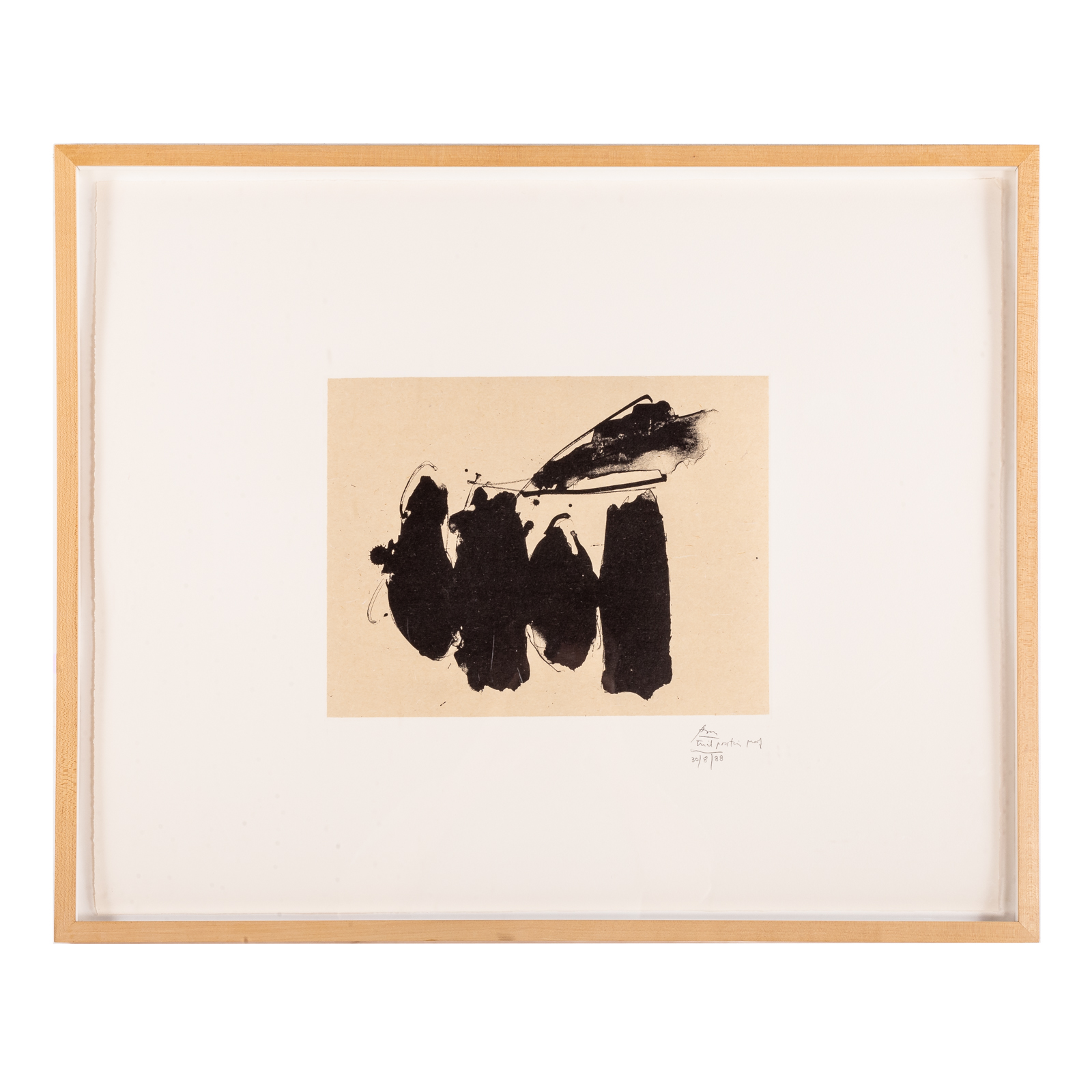 ROBERT MOTHERWELL. UNTITLED TRIAL