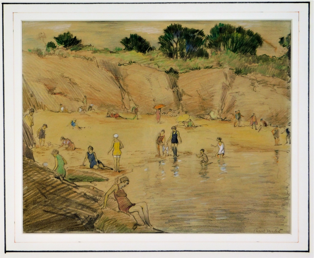 ROBERT NISBET COASTAL BATHERS