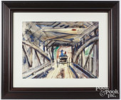 ROBERT NOEL BLAIR, WATERCOLOR