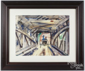 ROBERT NOEL BLAIR, WATERCOLOR