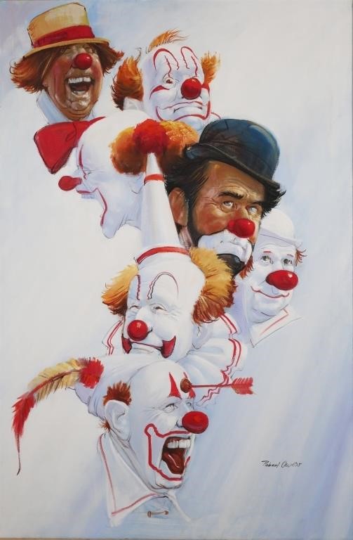 ROBERT OWEN, 7 FACES OF A CLOWN,