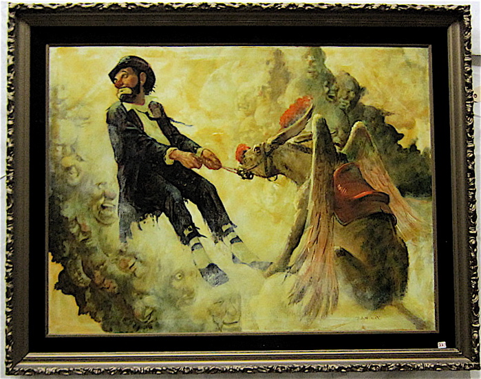 ROBERT OWEN OIL ON CANVAS