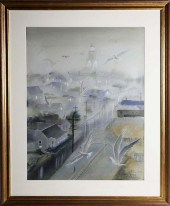 ROBERT PERRIN WATERCOLOR ON PA