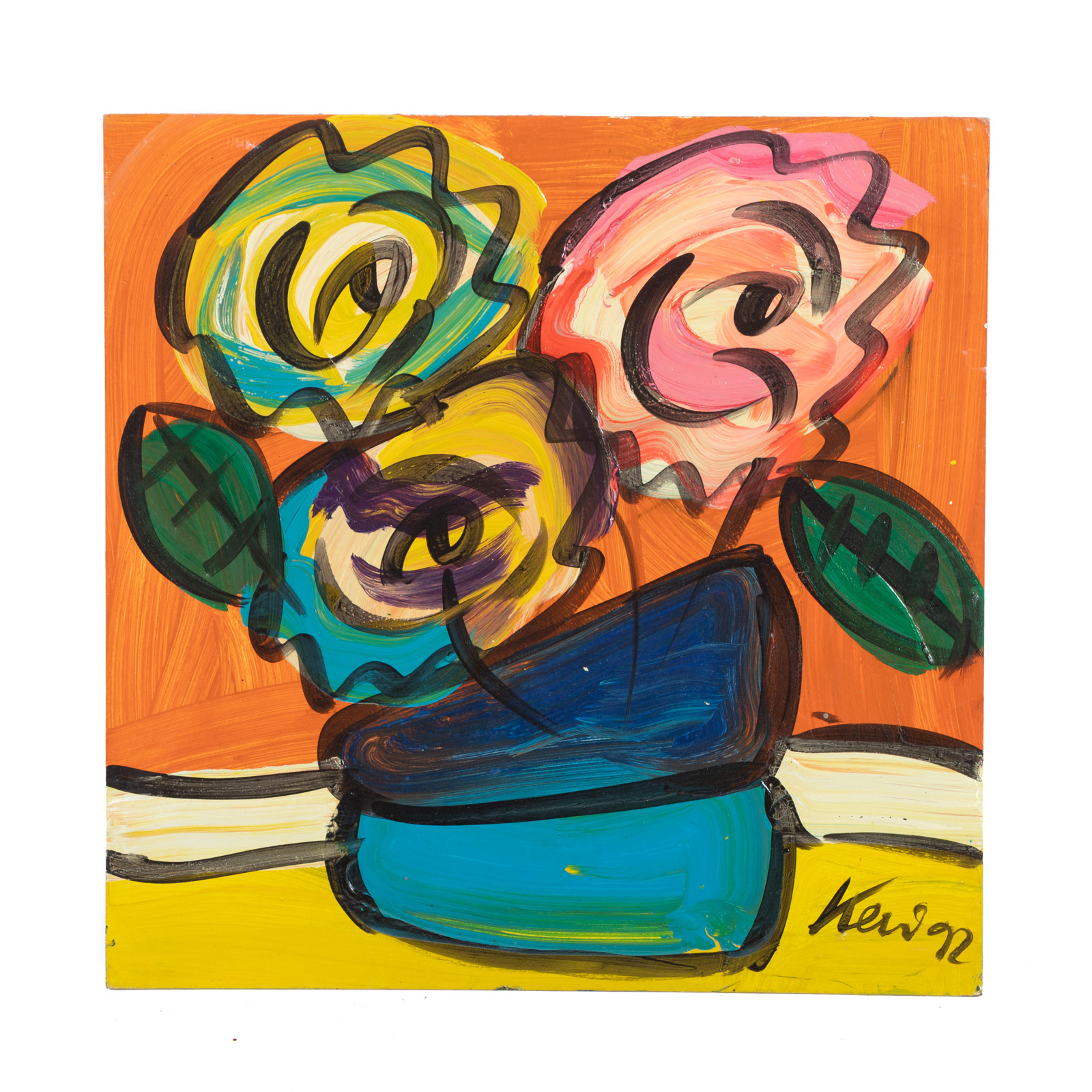 ROBERT PETER KIEL. "BLUMEN III,"