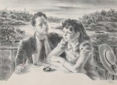 ROBERT PHILIPP LITHOGRAPH BY T