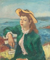 ROBERT PHILIPP, OIL, YOUNG WOM