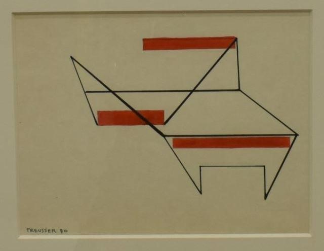 ROBERT PREUSSER (1919-1992) BLACK &