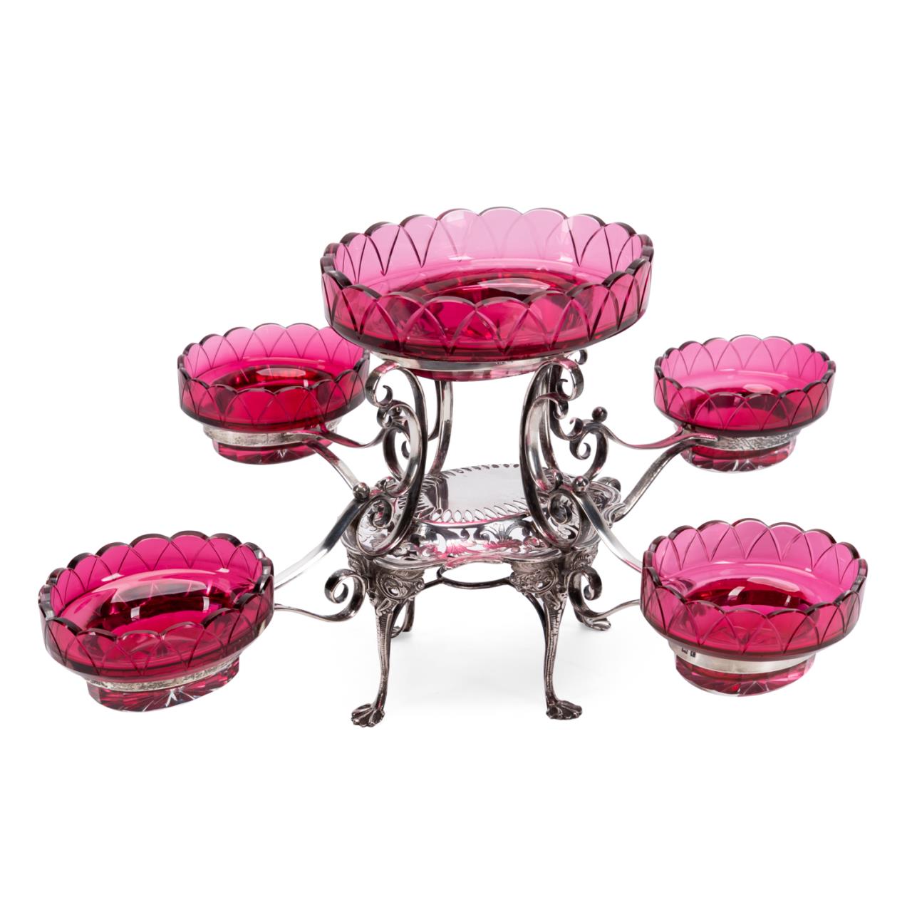 ROBERT PRINGLE SILVER & CRANBERRY