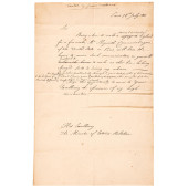 (ROBERT R. LIVINGSTON) SIGNATU