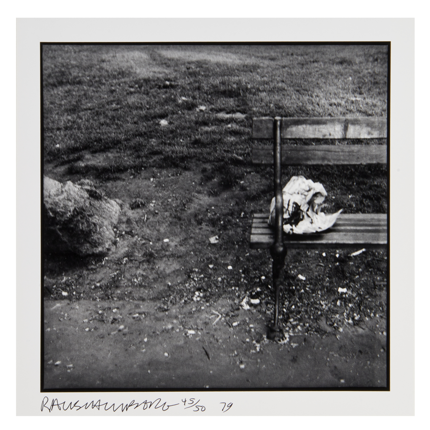 ROBERT RAUSCHENBERG, GELATIN SILVER