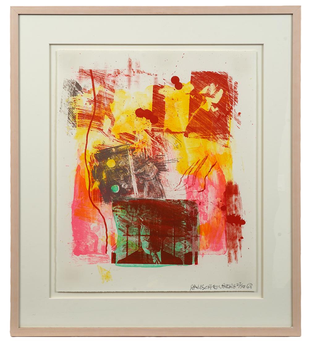 ROBERT RAUSCHENBERG LITHOGRAPH