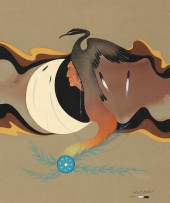ROBERT REDBIRD, SR. (KIOWA, 19