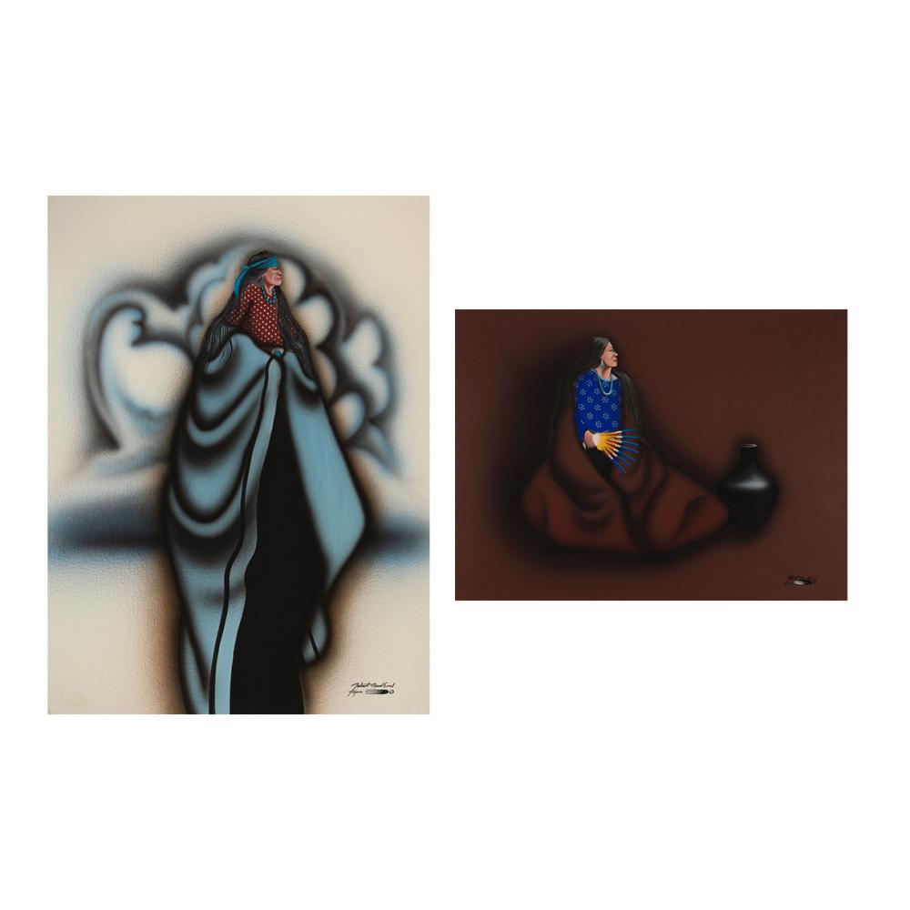 ROBERT REDBIRD, SR., PAIR OF
