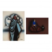 ROBERT REDBIRD, SR., PAIR OF G