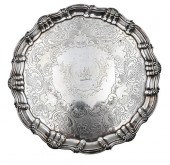 ROBERT REW, 1754, SILVER SALVE