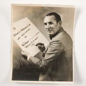 Robert Ripley Signed Photograp