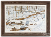 ROBERT SARSONY, OIL ON CANVAS<