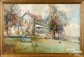 ROBERT SHAW WATERCOLOR OF HOUS