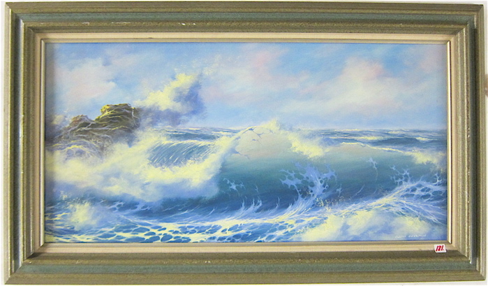 ROBERT SHERWOOD OIL ON CANVAS