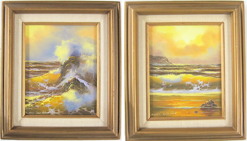 ROBERT SHERWOOD TWO OILS ON