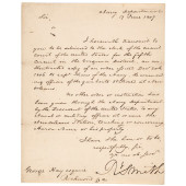 ROBERT SMITH SIGNED AS SECRETA